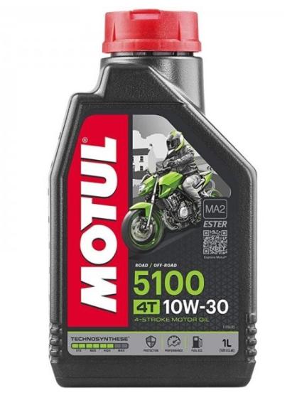 Ulei de motor semi-sintetic 4T MOTUL 5100 ESTER 10W30, 1 litru
